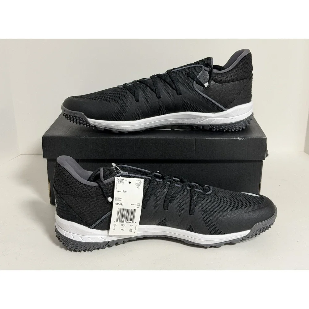 Adidas Speed Turf Baseball Shoes Black Men's Size 13 Db3431